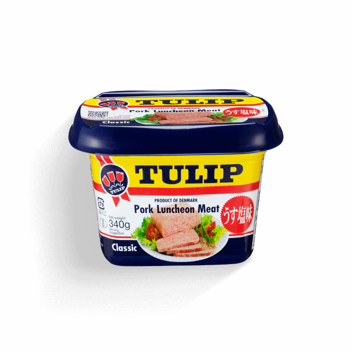 TULIP チューリップランチョンミートエコパック340g✖️１８個 チューリップ エコパック ポークランチョンミート（340g
