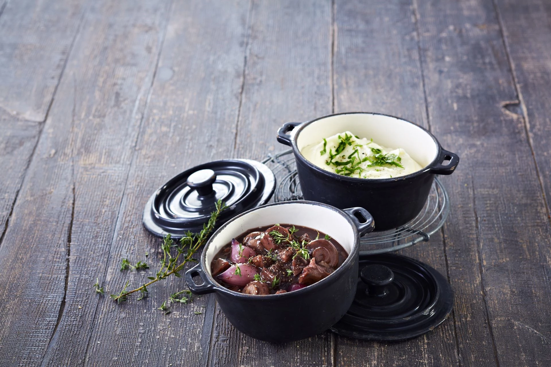 Pulled Turkey a la Bourguignon