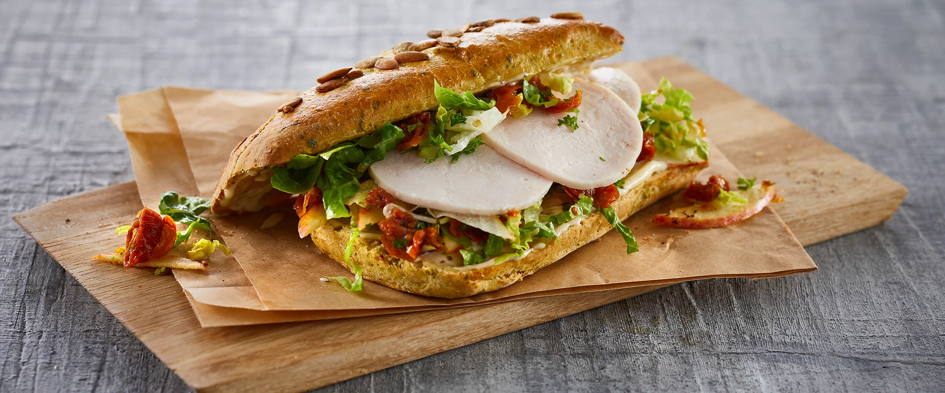 Nem hjemmelavet sandwich med kylling