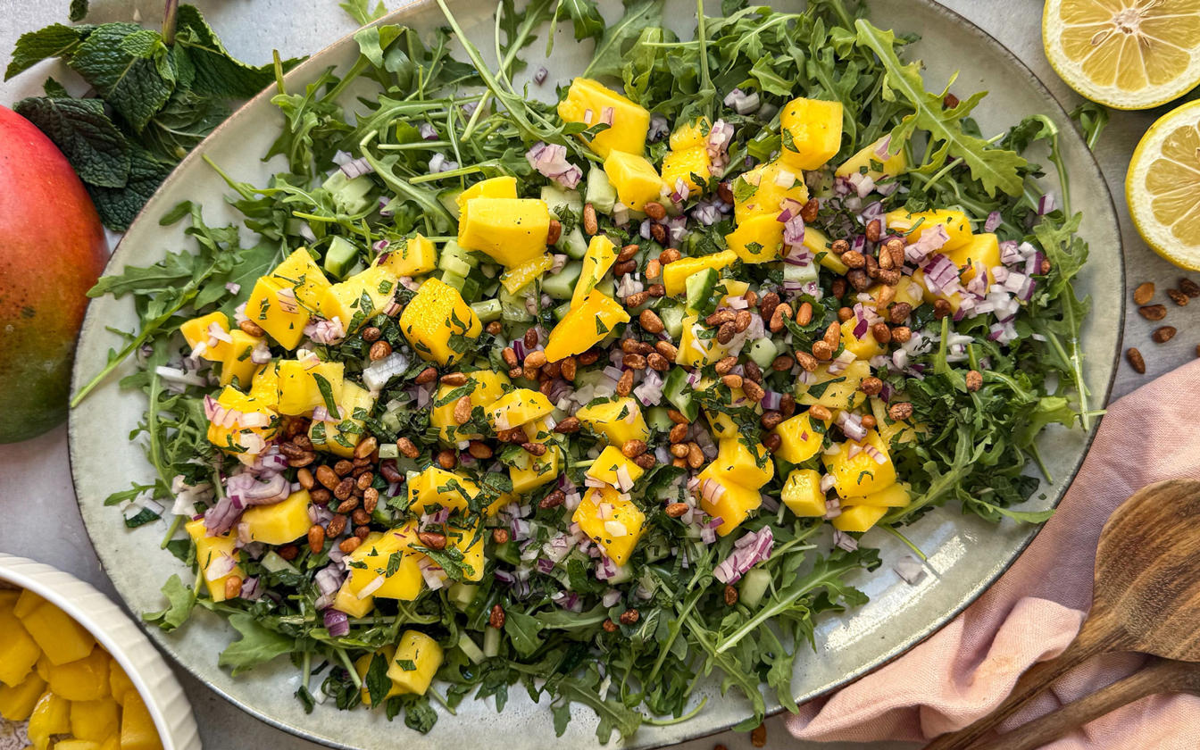 Sommersalat med mango