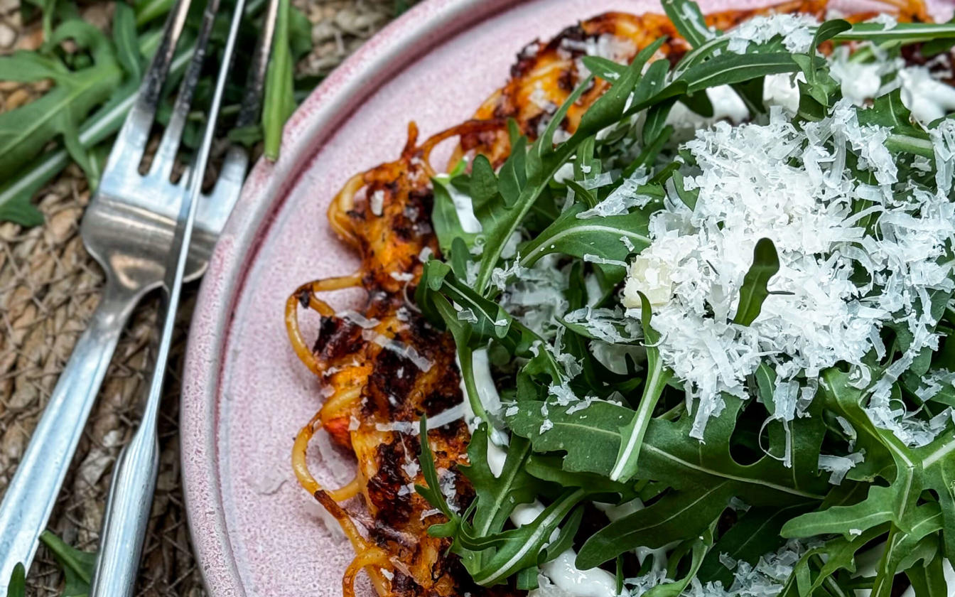 Spaghetti vafler