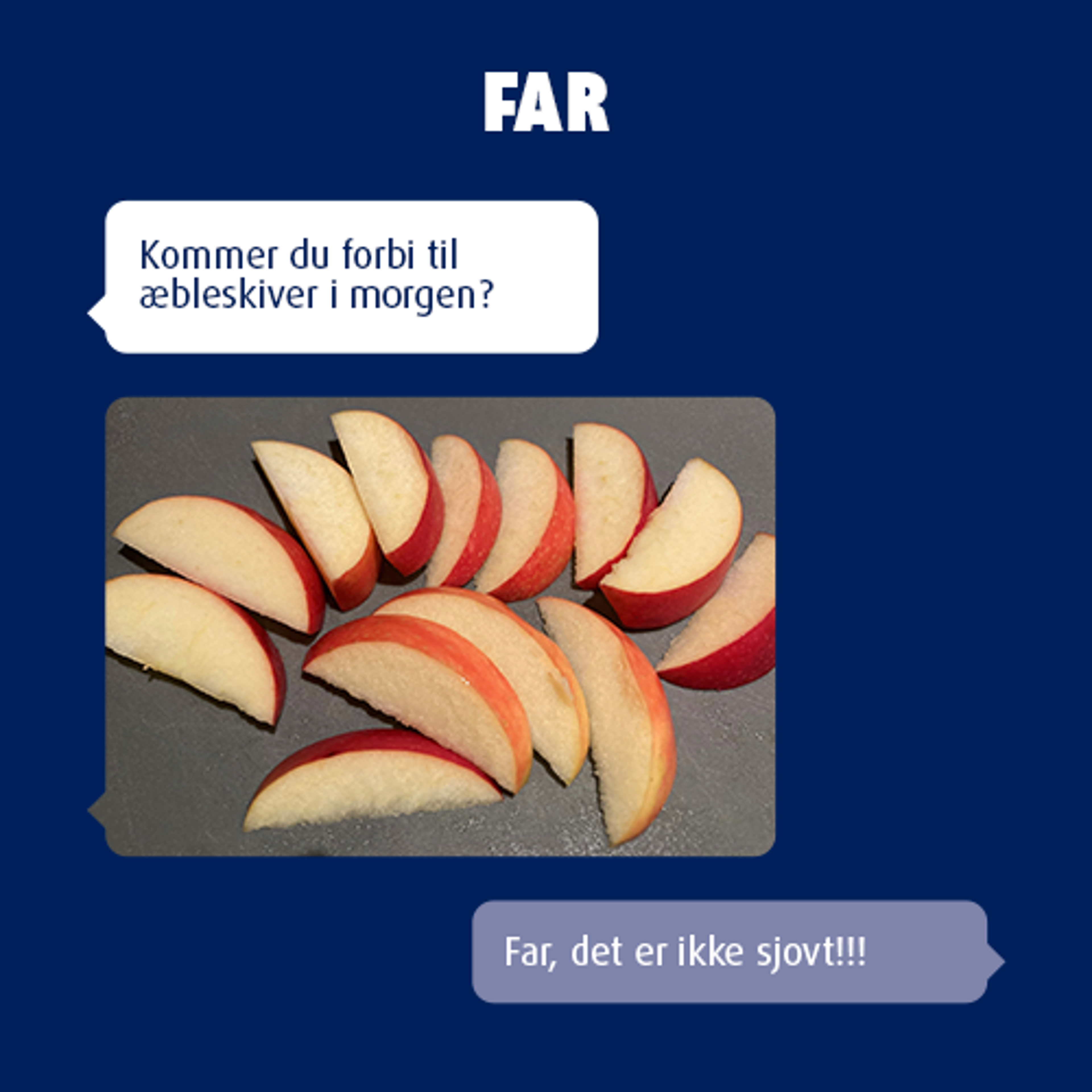 Far-joke: Æbleskiver