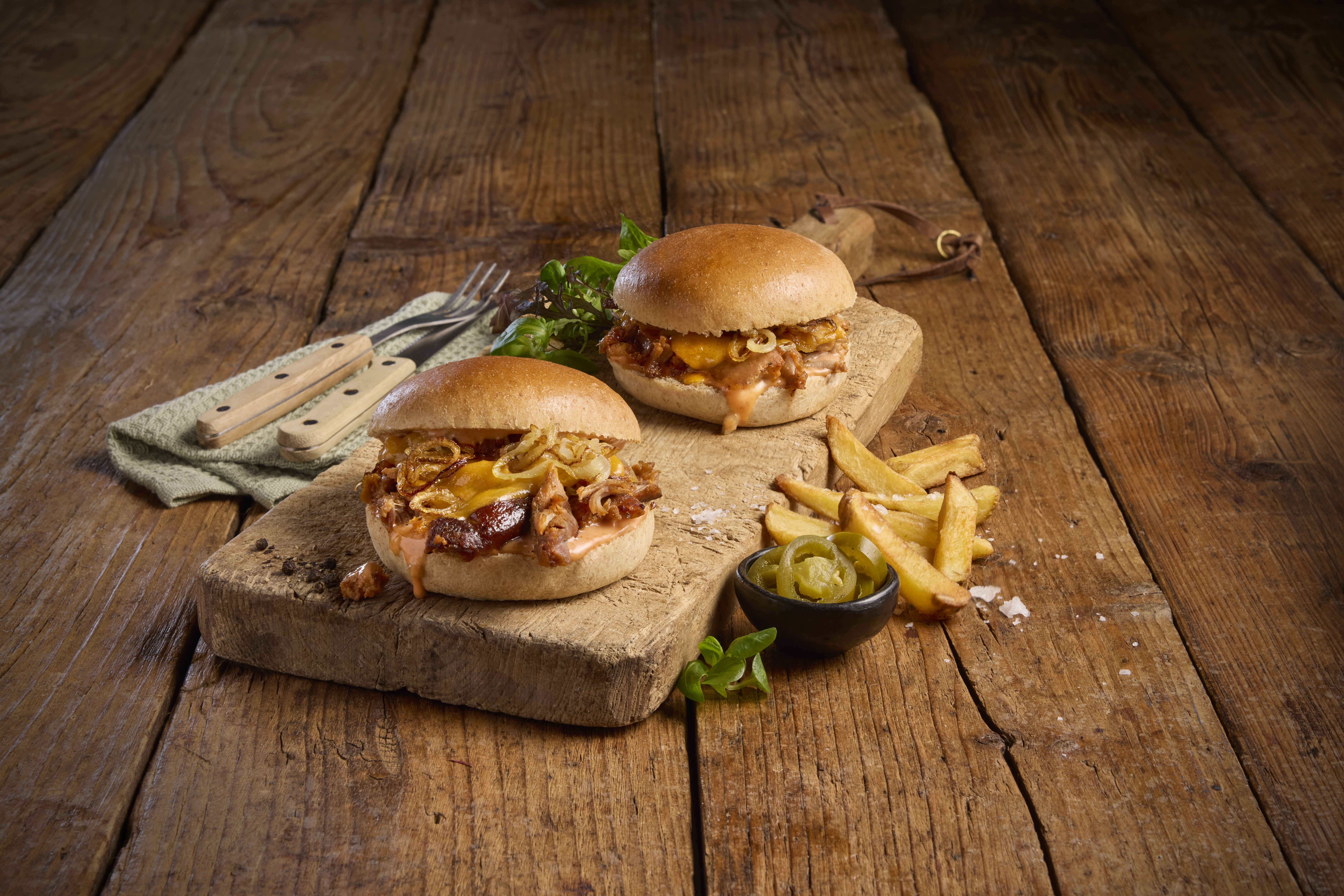 Loaded Pulled Pork burger