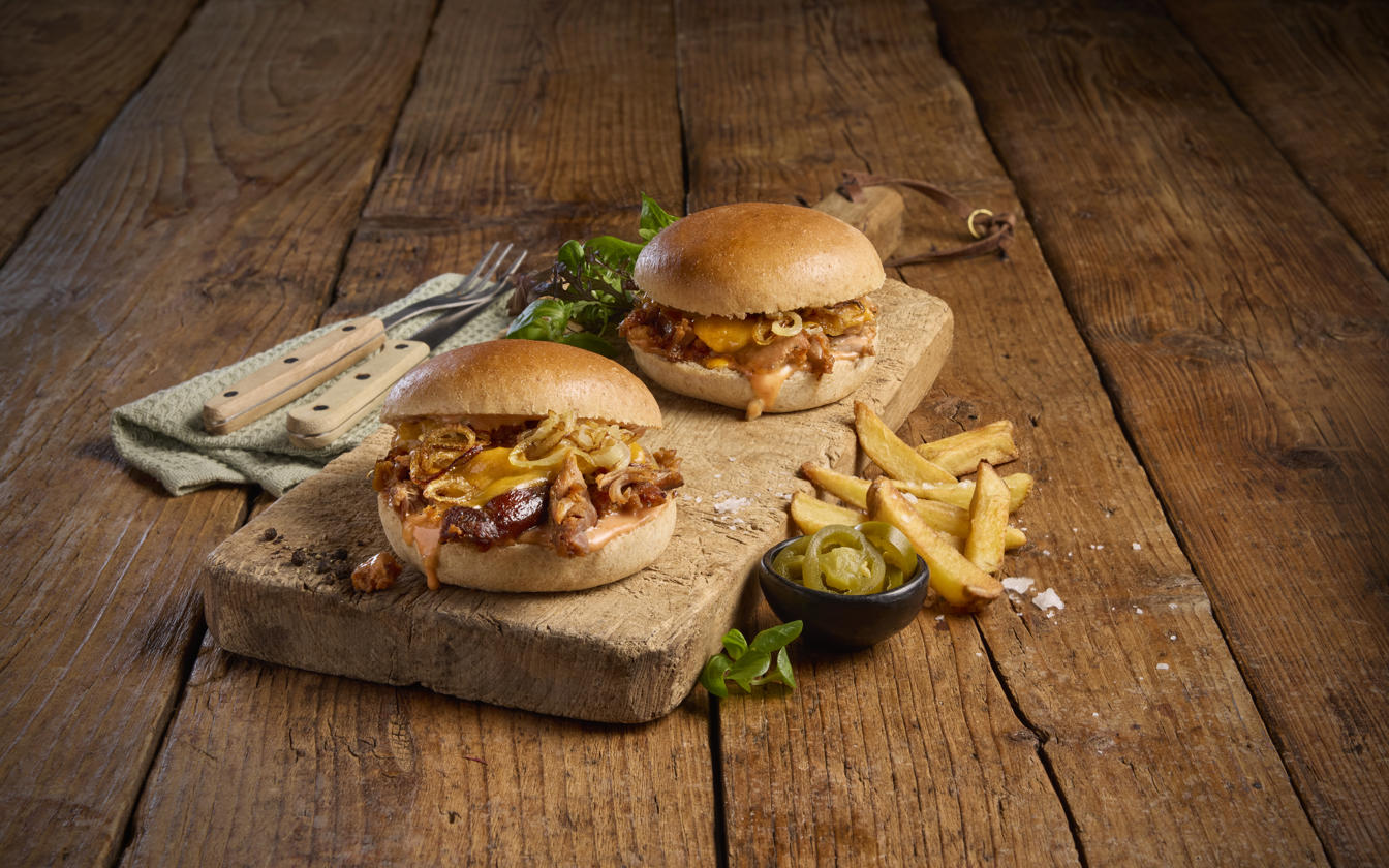 Loaded Pulled Pork burger