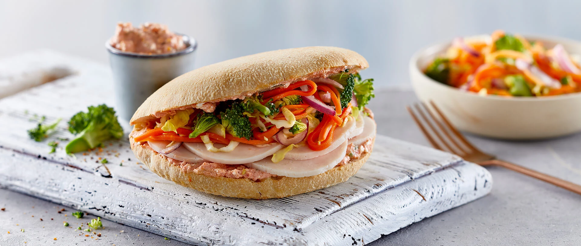 Pita med kyllingebryst og haydari