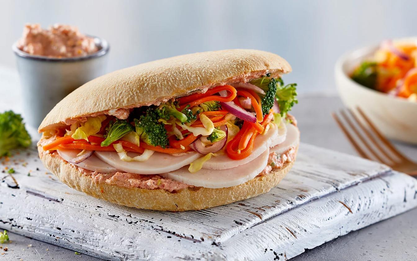 Pita med kyllingebryst og haydari