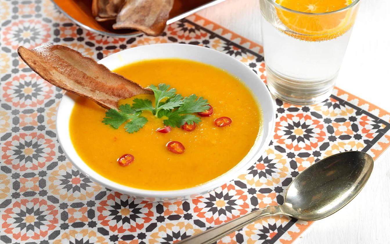 Gulrotsuppe med bacon