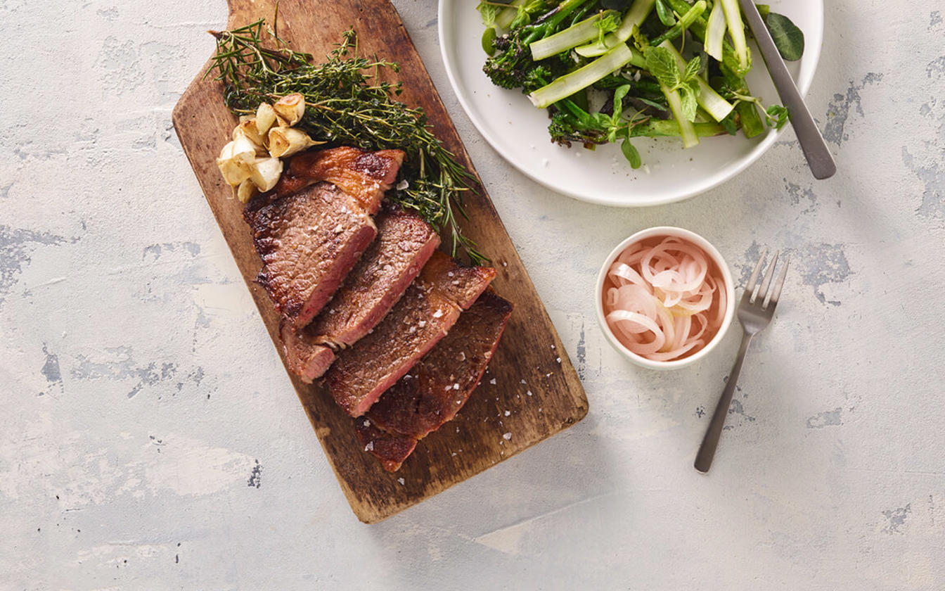 Ribeye med ægte sauce