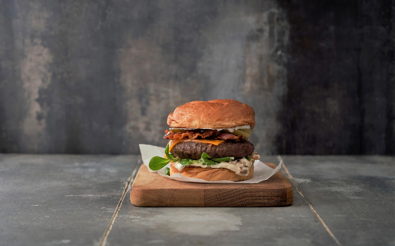 Burger BOOST med baconmayo