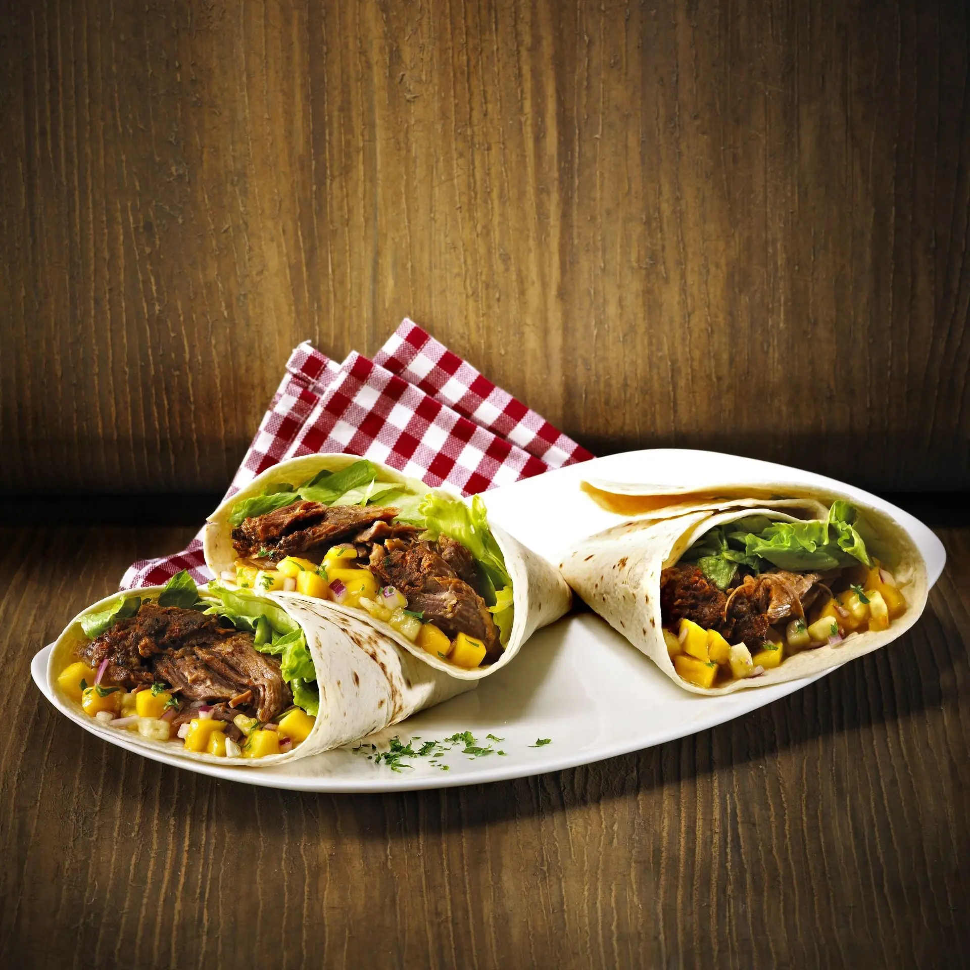 Pulled Pork Burritos nach mexikanischer Art