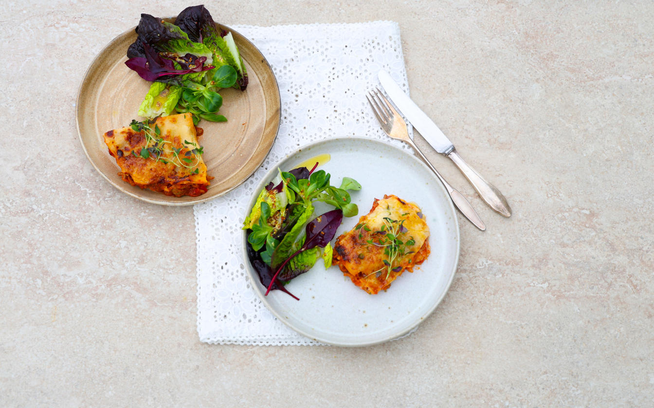 Lasagne i airfryer