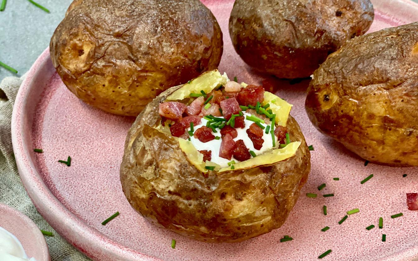 Bagekartofler i airfryer