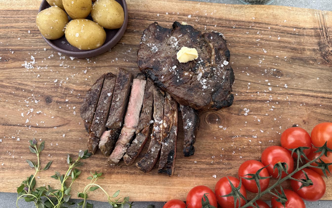 Ribeye på grill