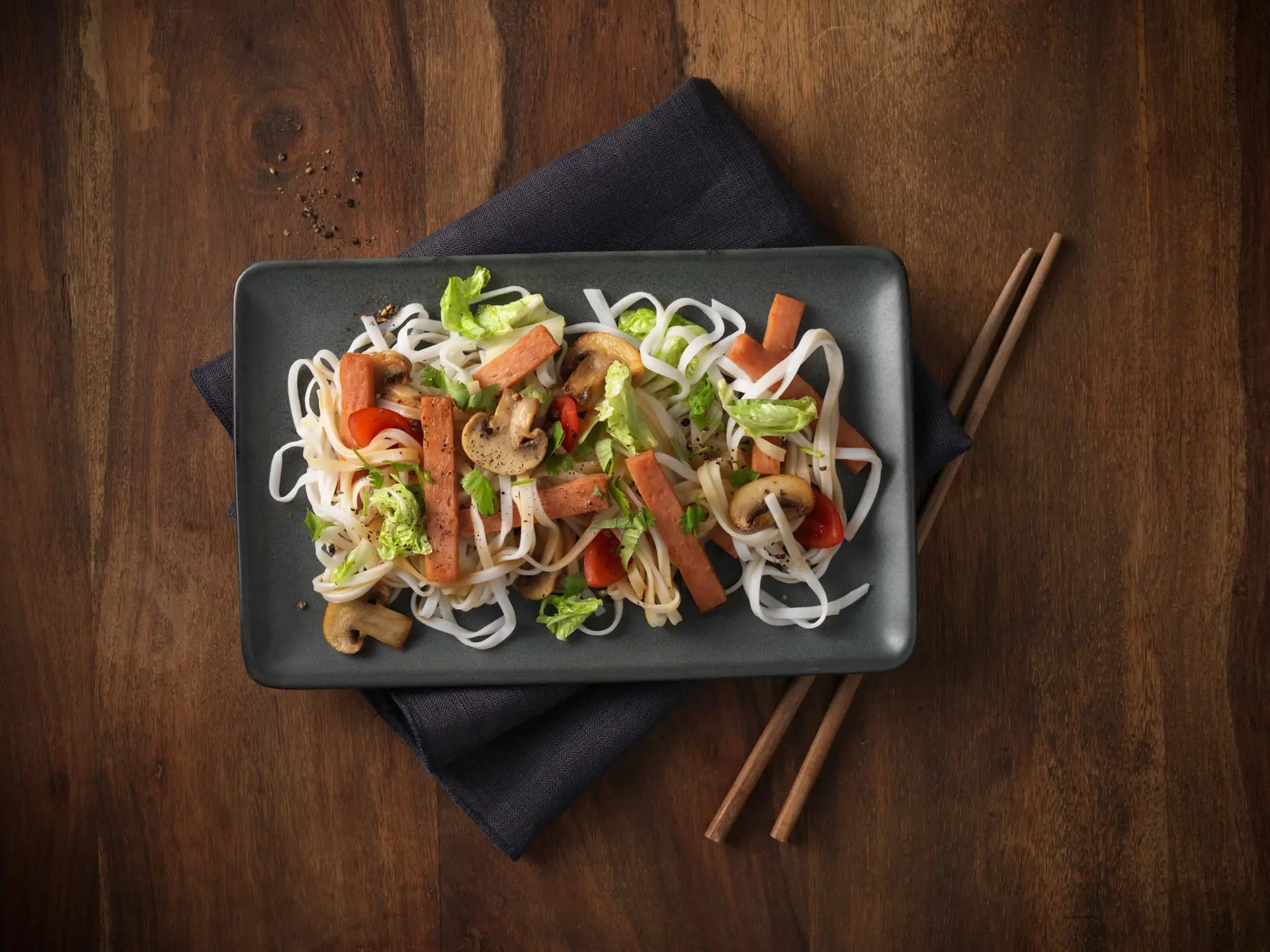 Pork Stir Fry with Noodles