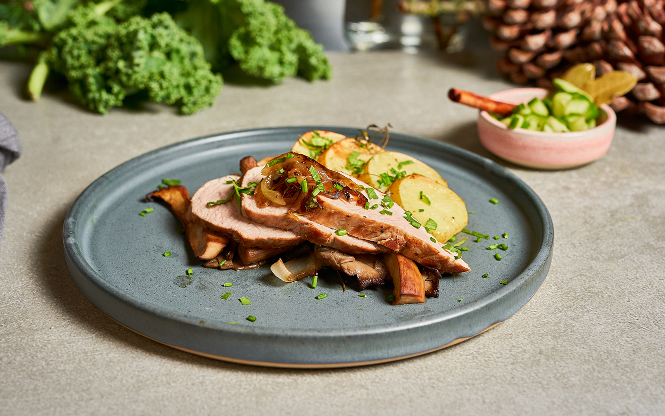 Saftig mørbrad med agurkerelish