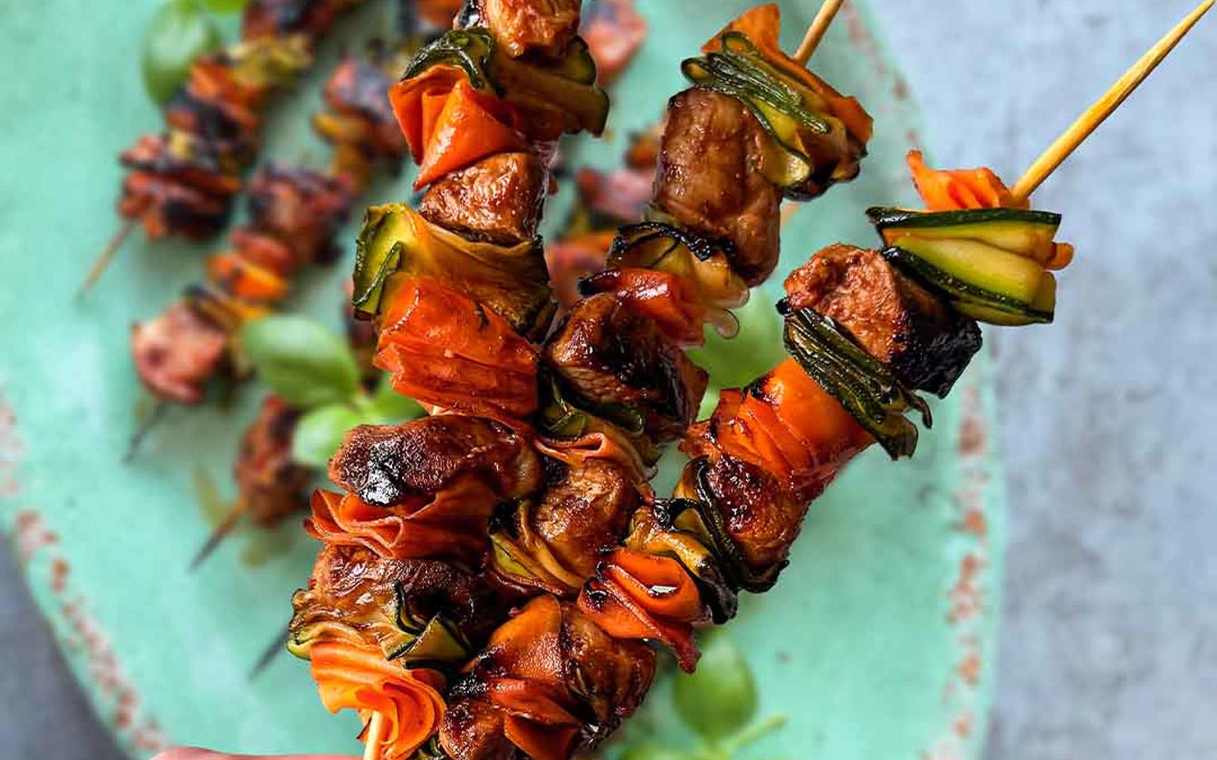 Marinerede grillspyd