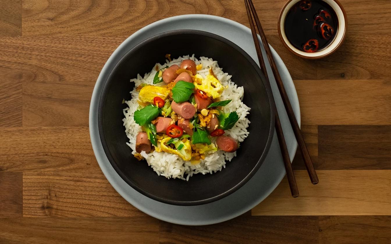 Sticky Rice & Tulip Sausage