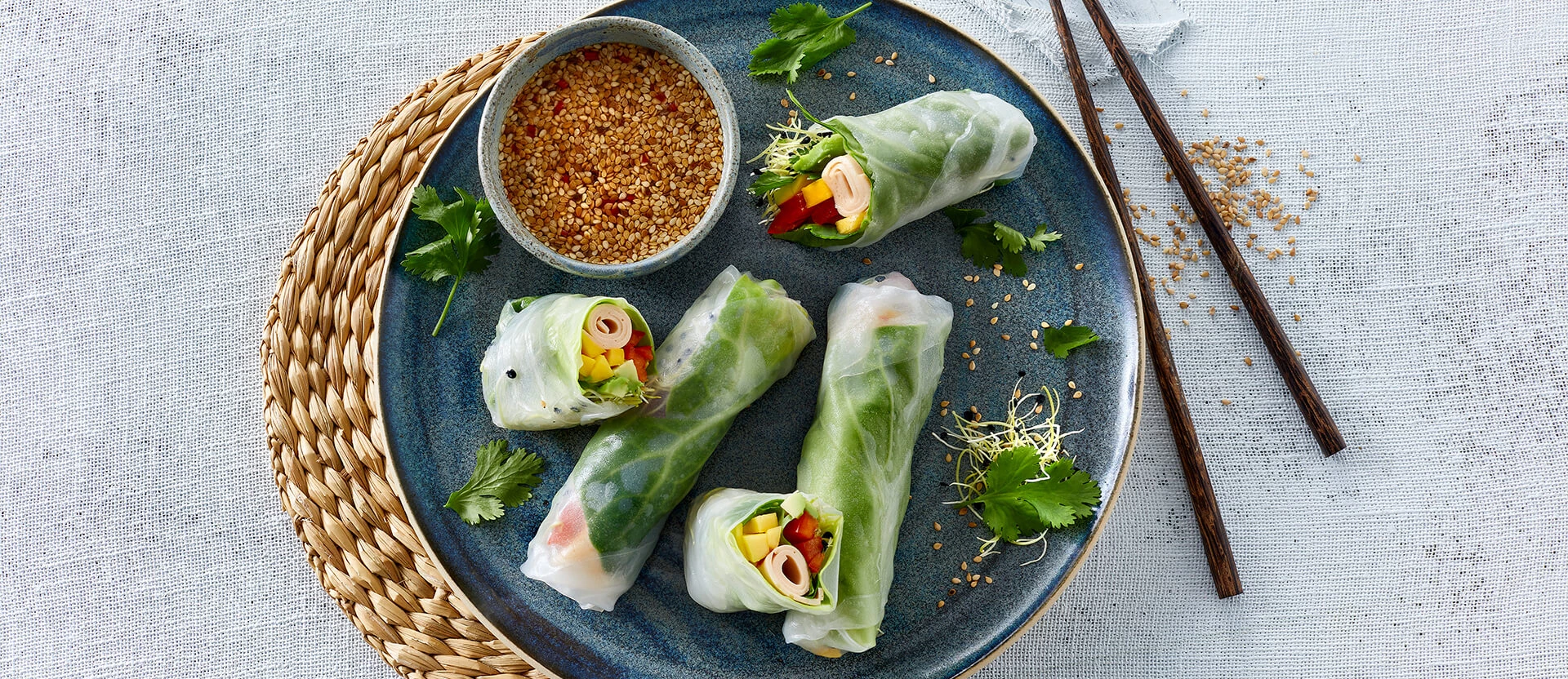 Vietnamesisk inspireret forårsruller