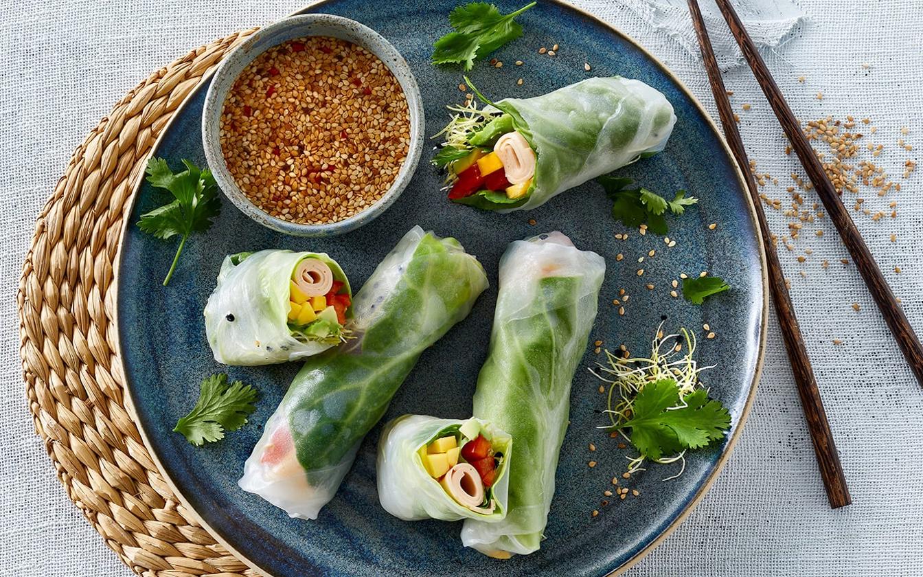 Vietnamesisk inspireret forårsruller