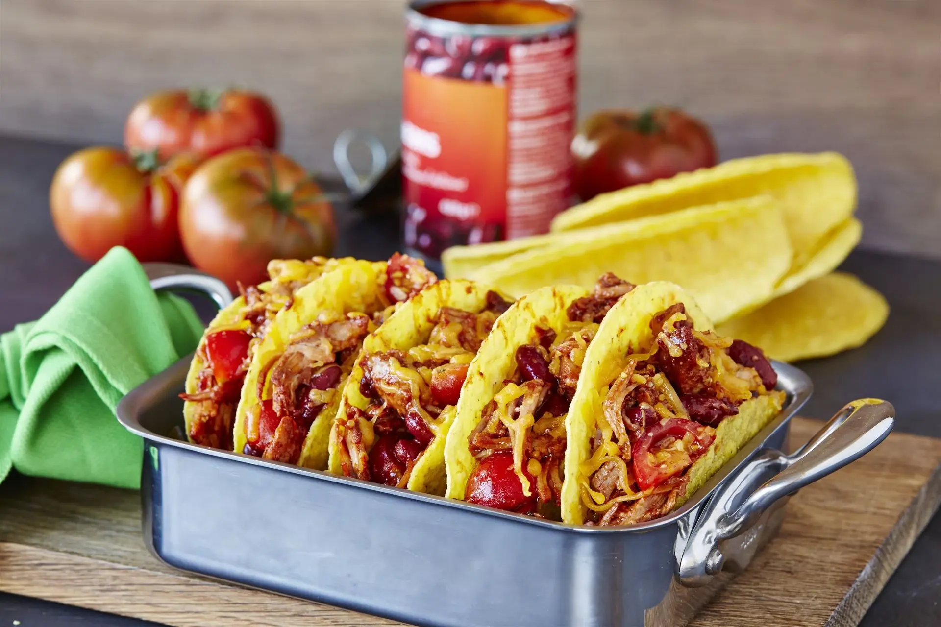 Pulled pork tacos mexikansk