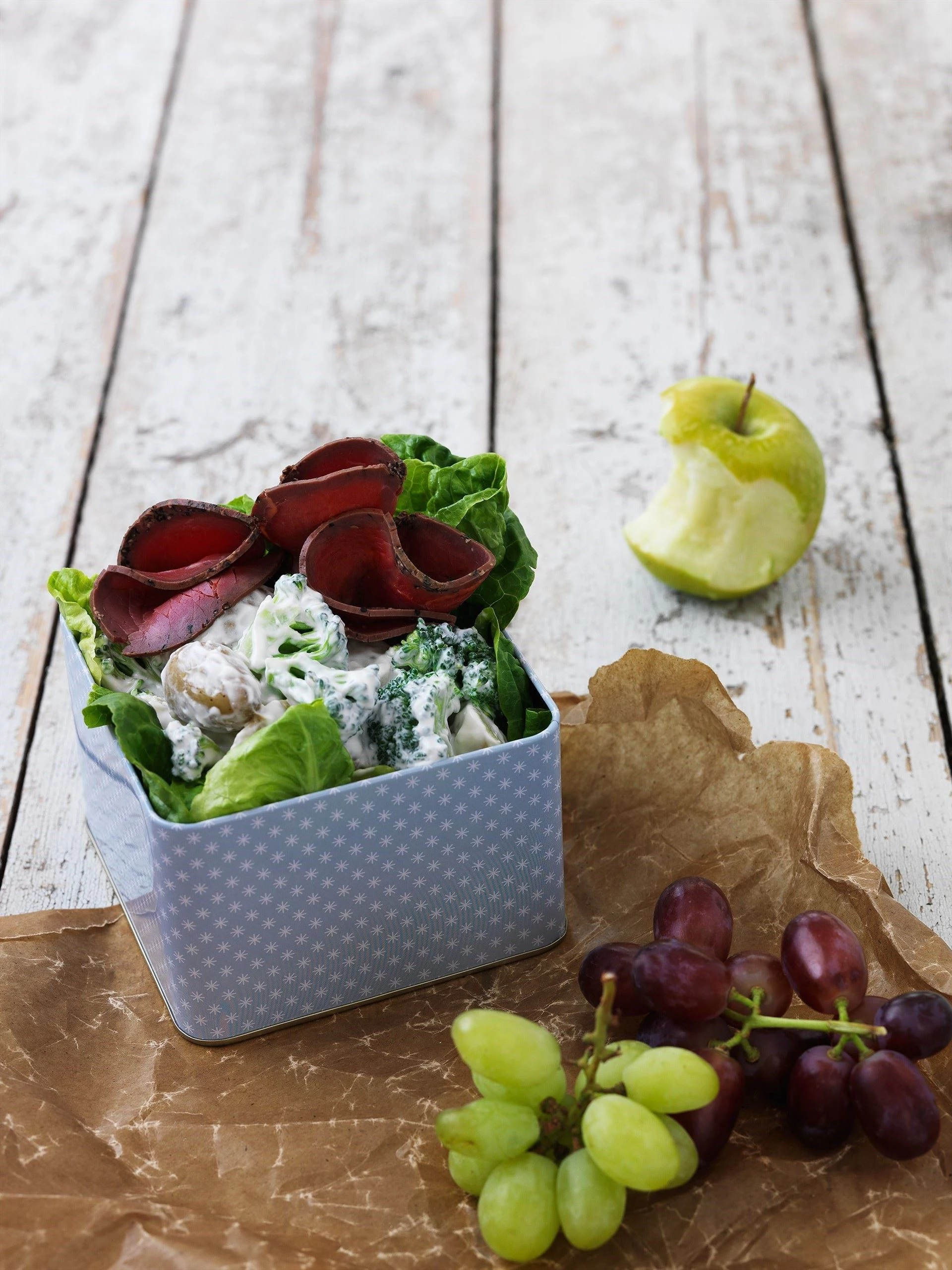 Roastbeef med broccolisalat