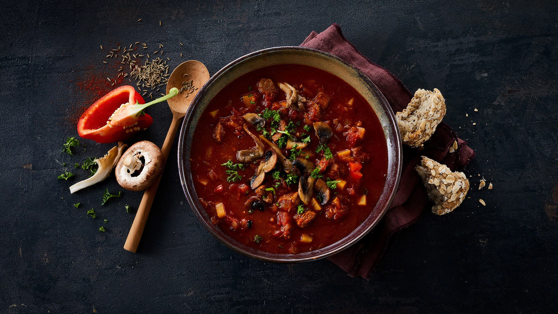 Gullaschsuppe opskrift