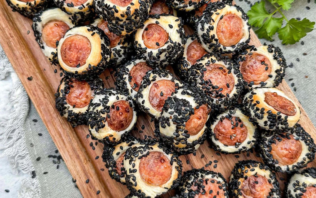 Snack pølsehorn i airfryer