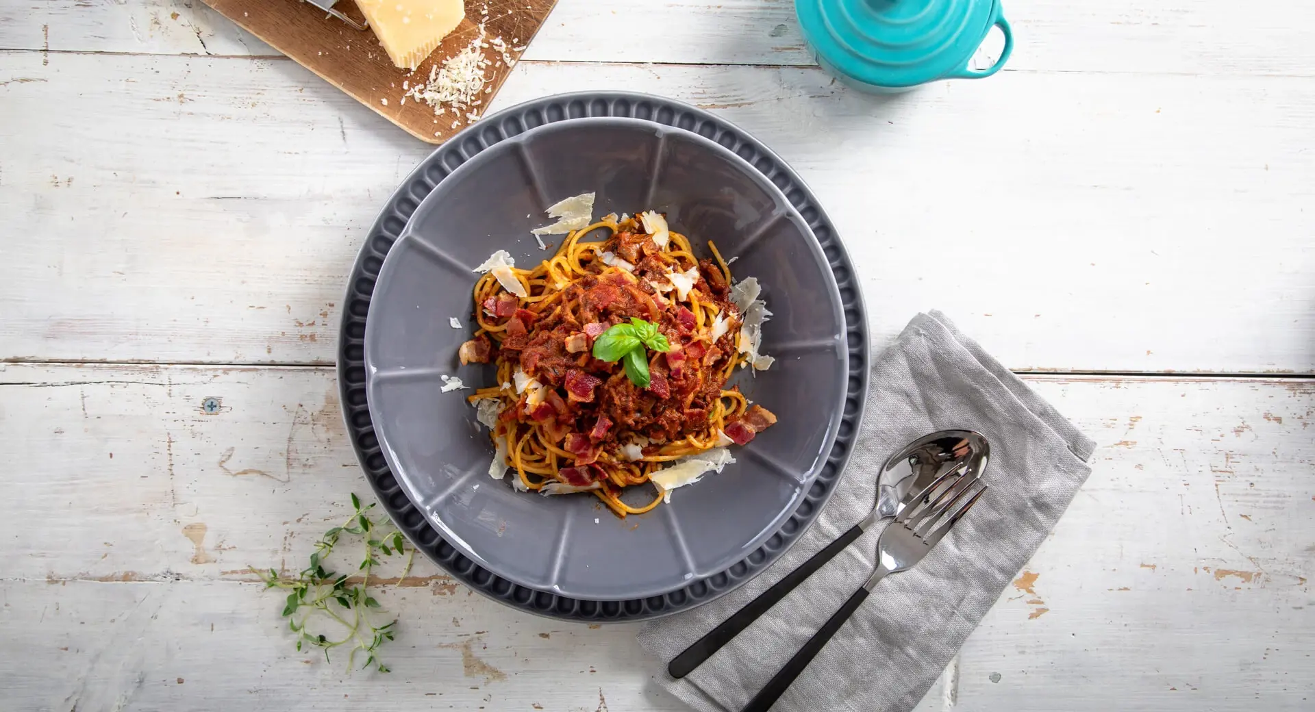 Köttfärssås med bacon