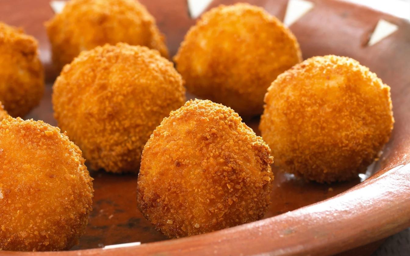 Kroketter med ris og bacon