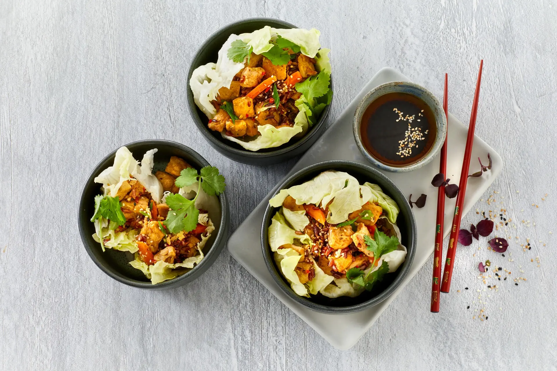 Veggie bites med spicy ris