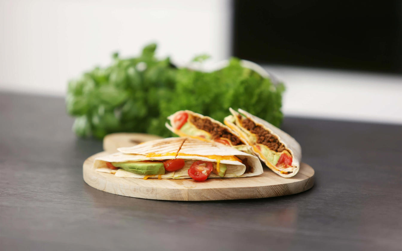 Quesadilla med oksekød