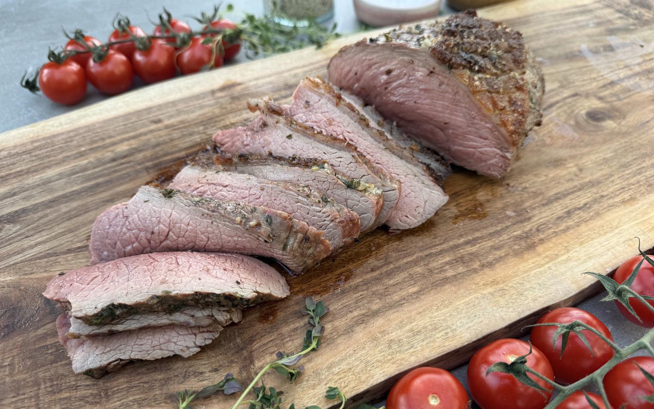 Kalveculotte på grill