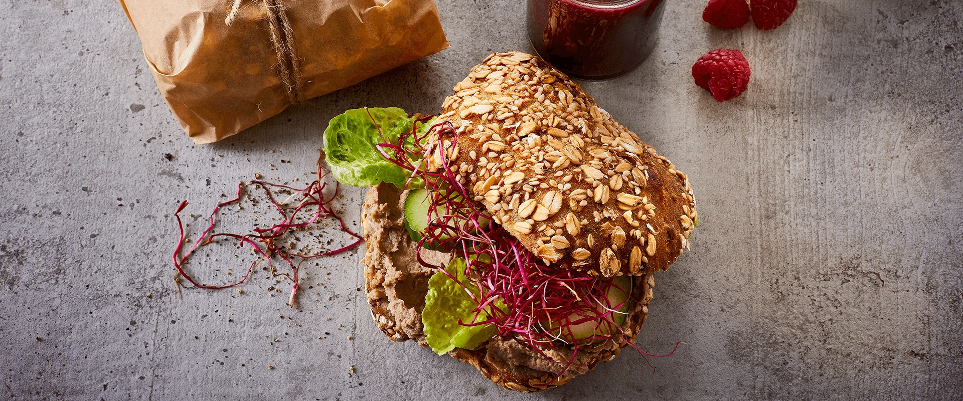 Sandwich med leverpostej