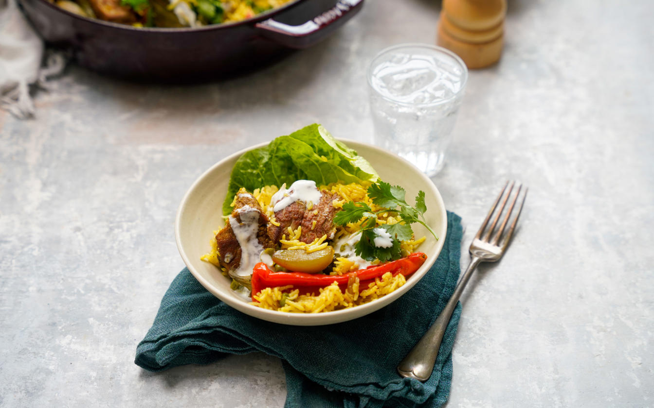 One pot risret med kalvecuvette