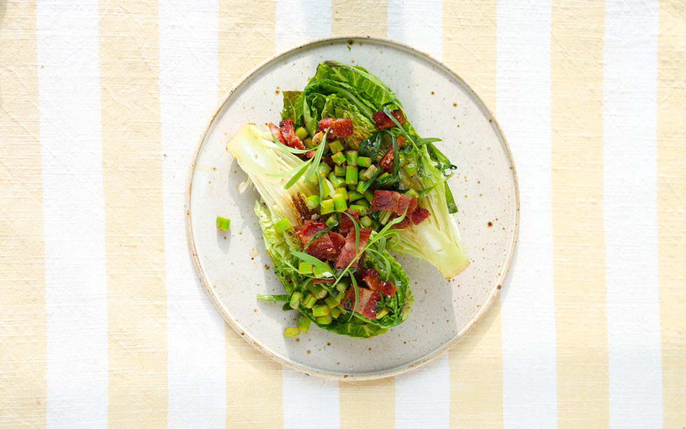 Hjertesalat med bacon