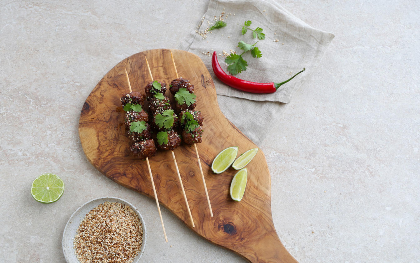 Teriyaki kødboller