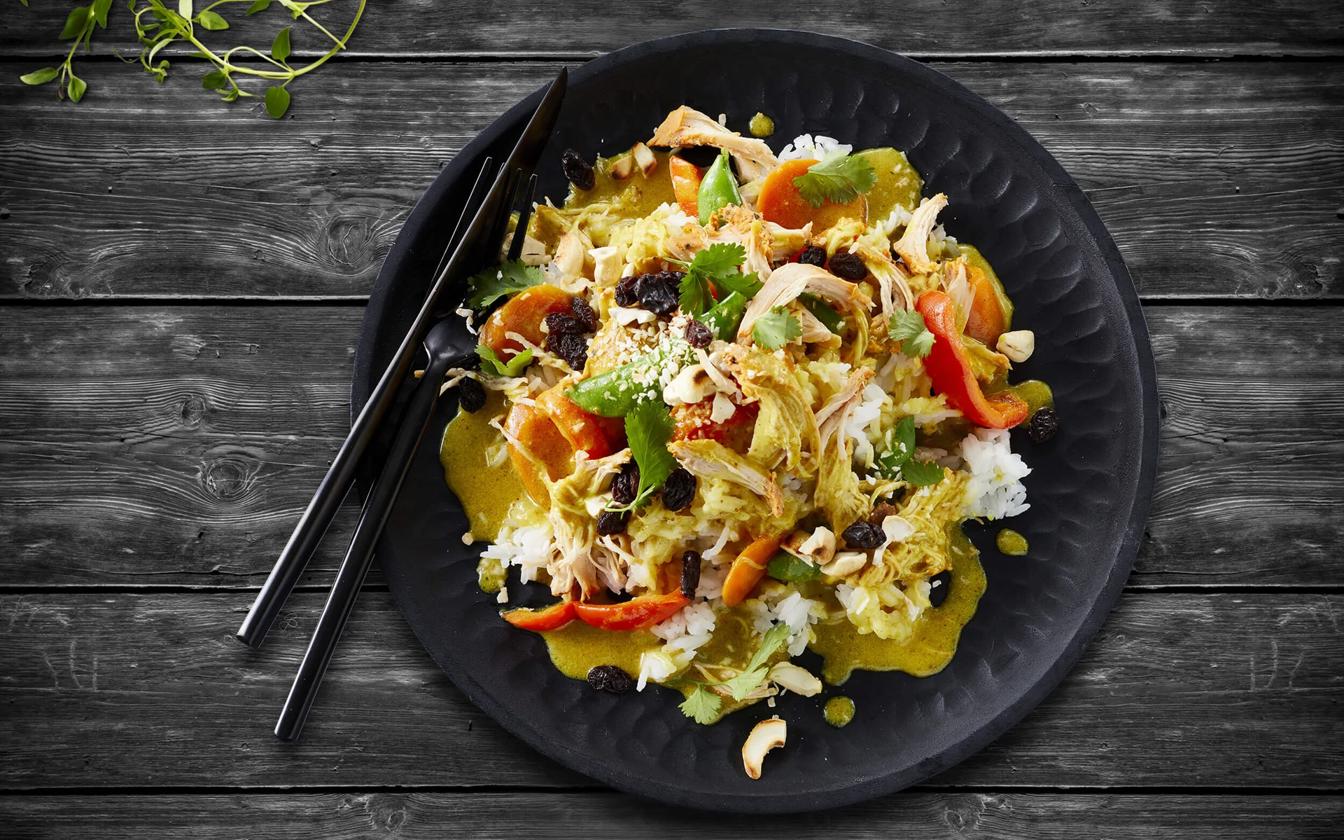 Pulled Chicken i karry