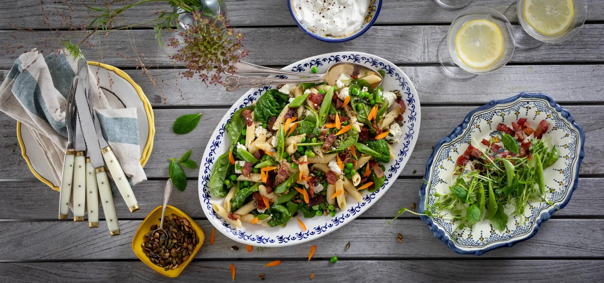 Nudelsalat mit Bacon