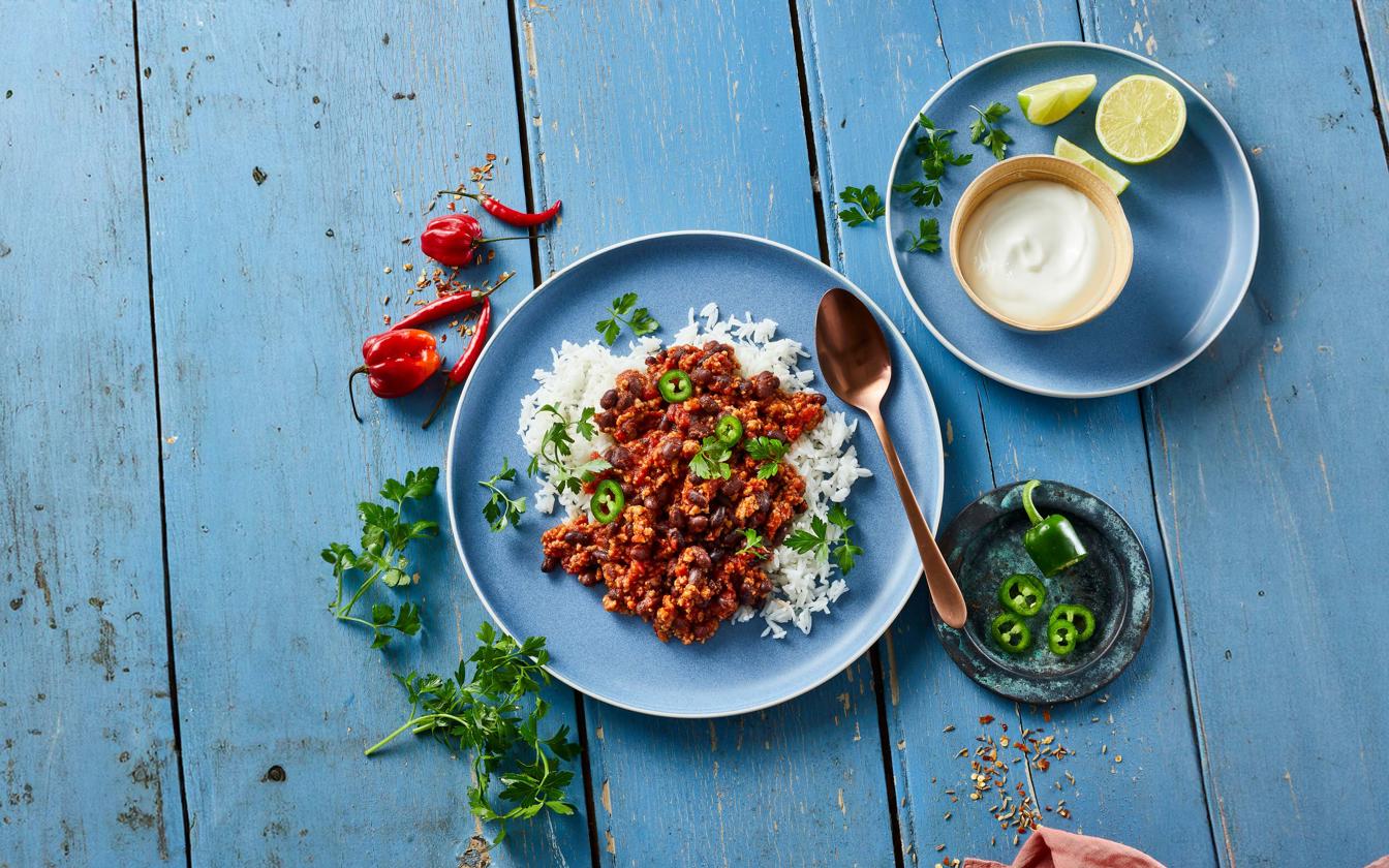 Chili con carne med grisekød