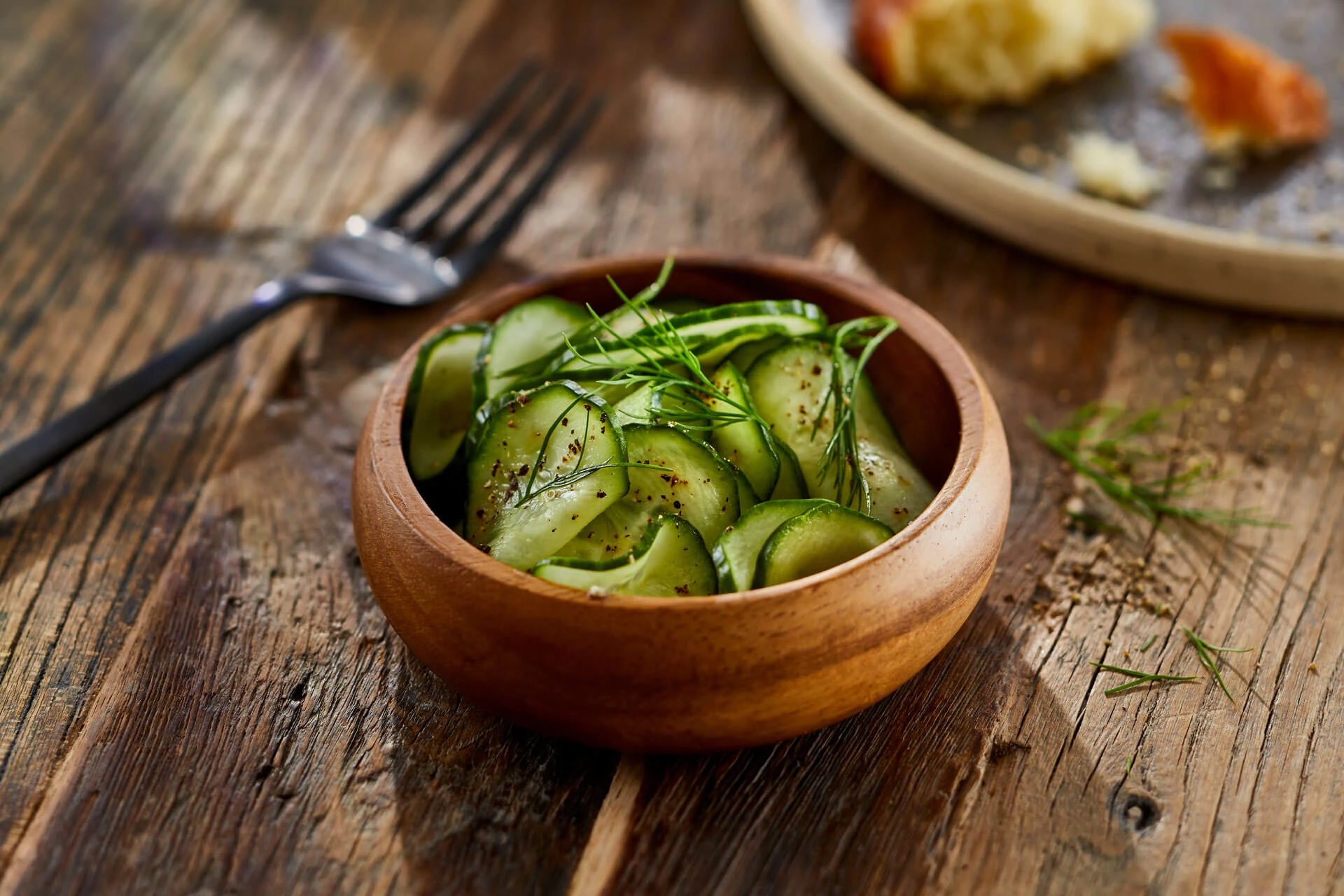 Hjemmelavet agurkesalat