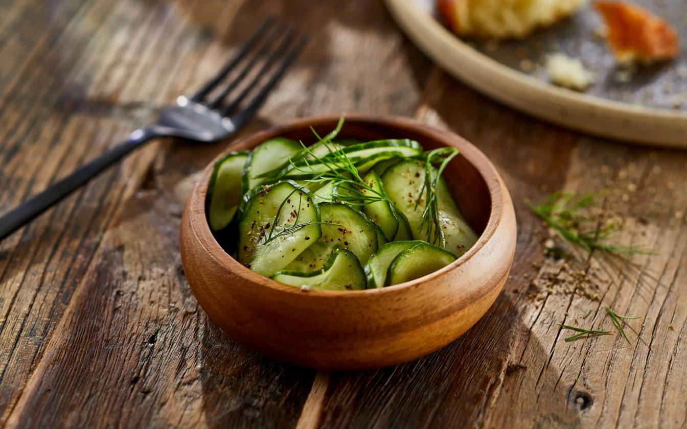 Hjemmelavet agurkesalat