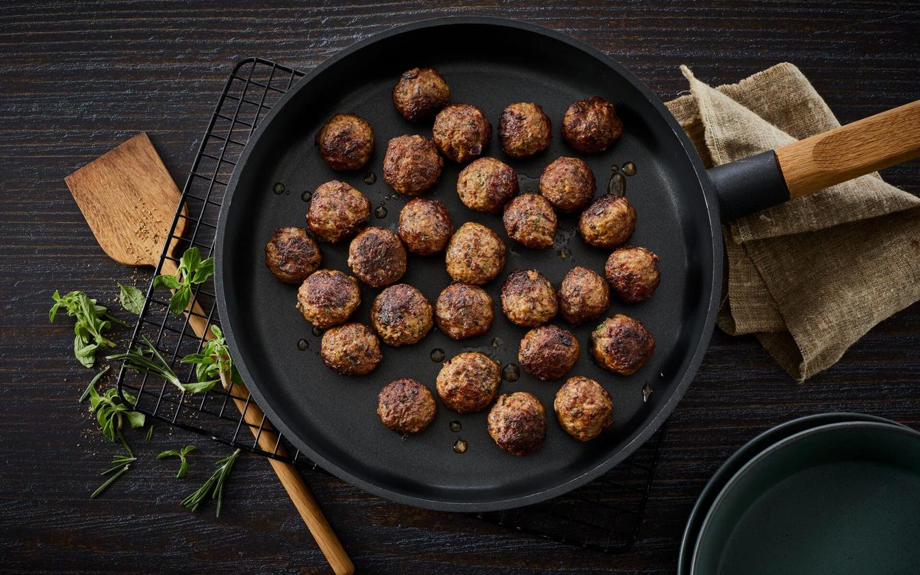 Italiensk inspirerede kødboller til suppe