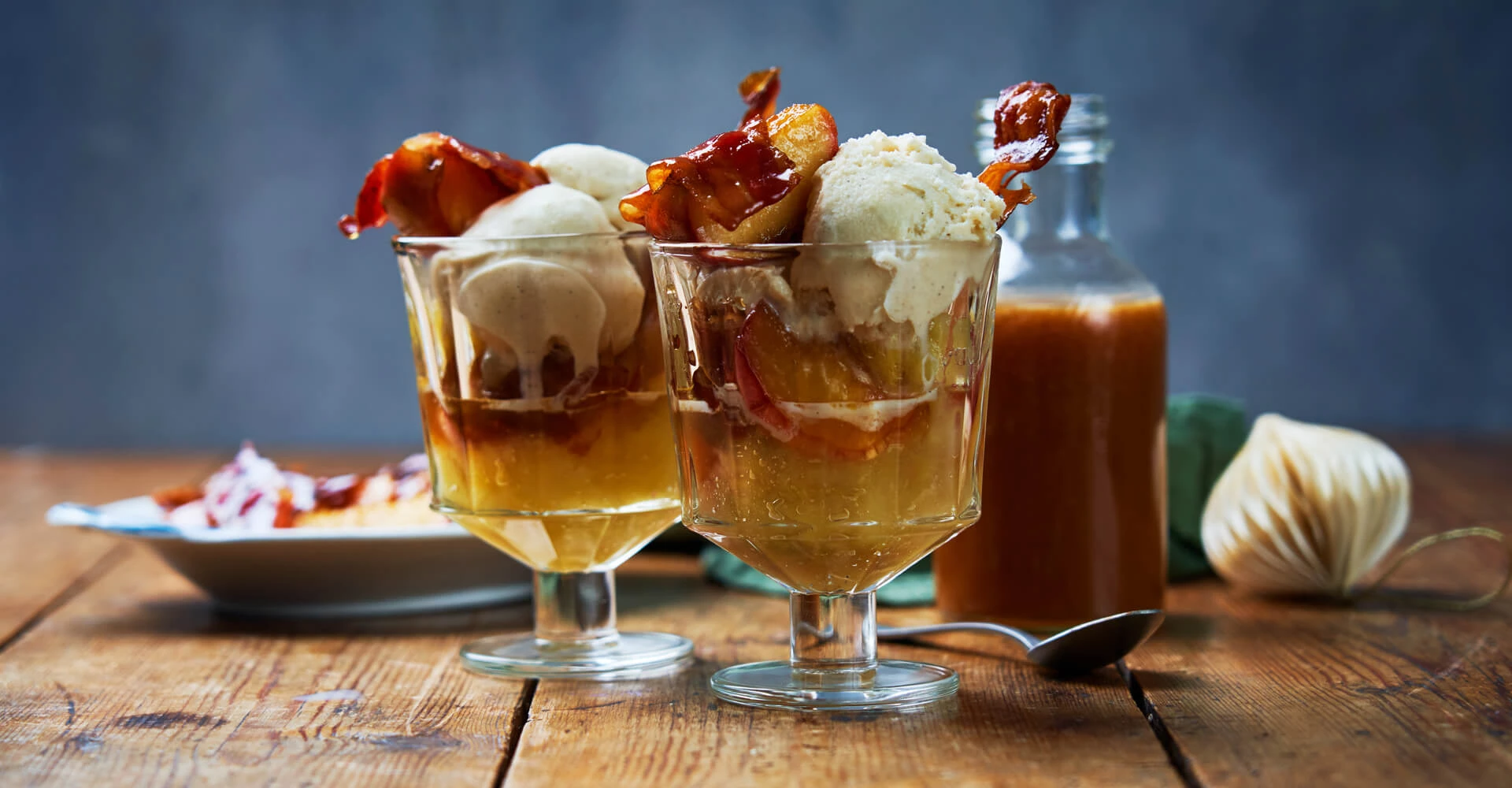 Bacon Æble Sundae
