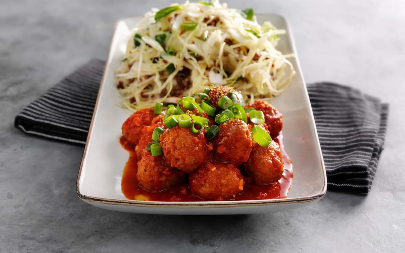 Kødboller i provencalsk sauce