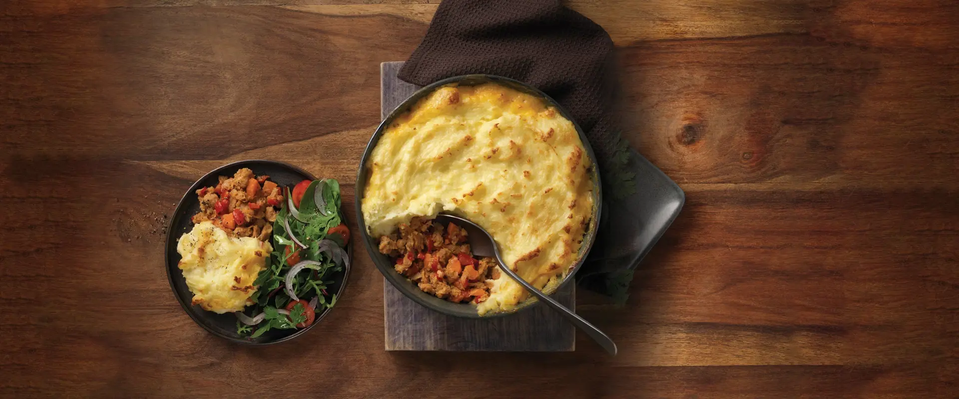 Potato Pie Filled with Pulled Pork