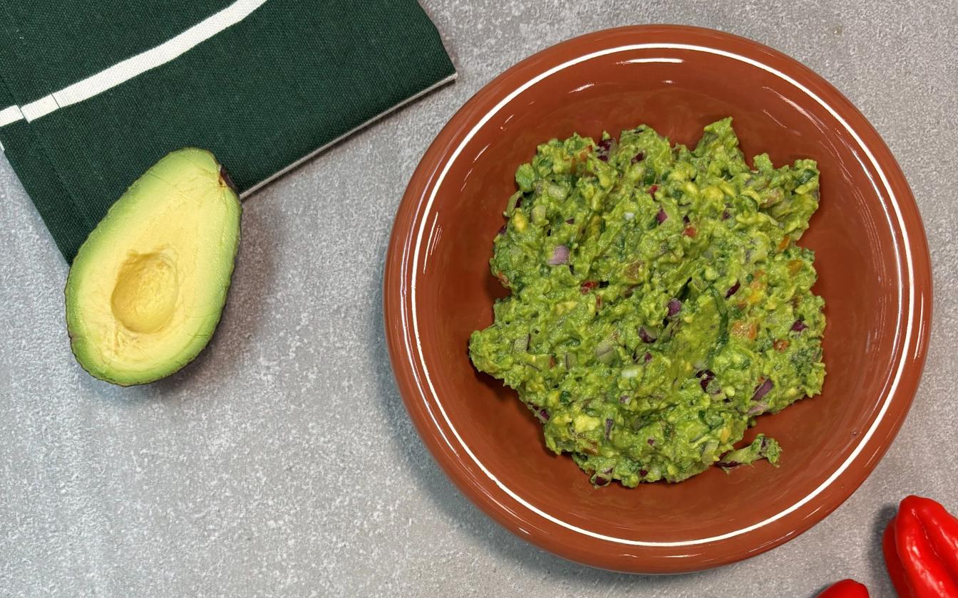 Guacamole uden creme fraiche