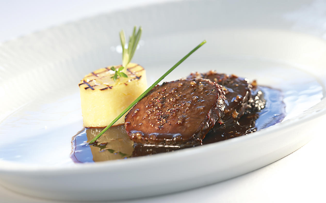 Braiseret okseklump med kartoffelfondant