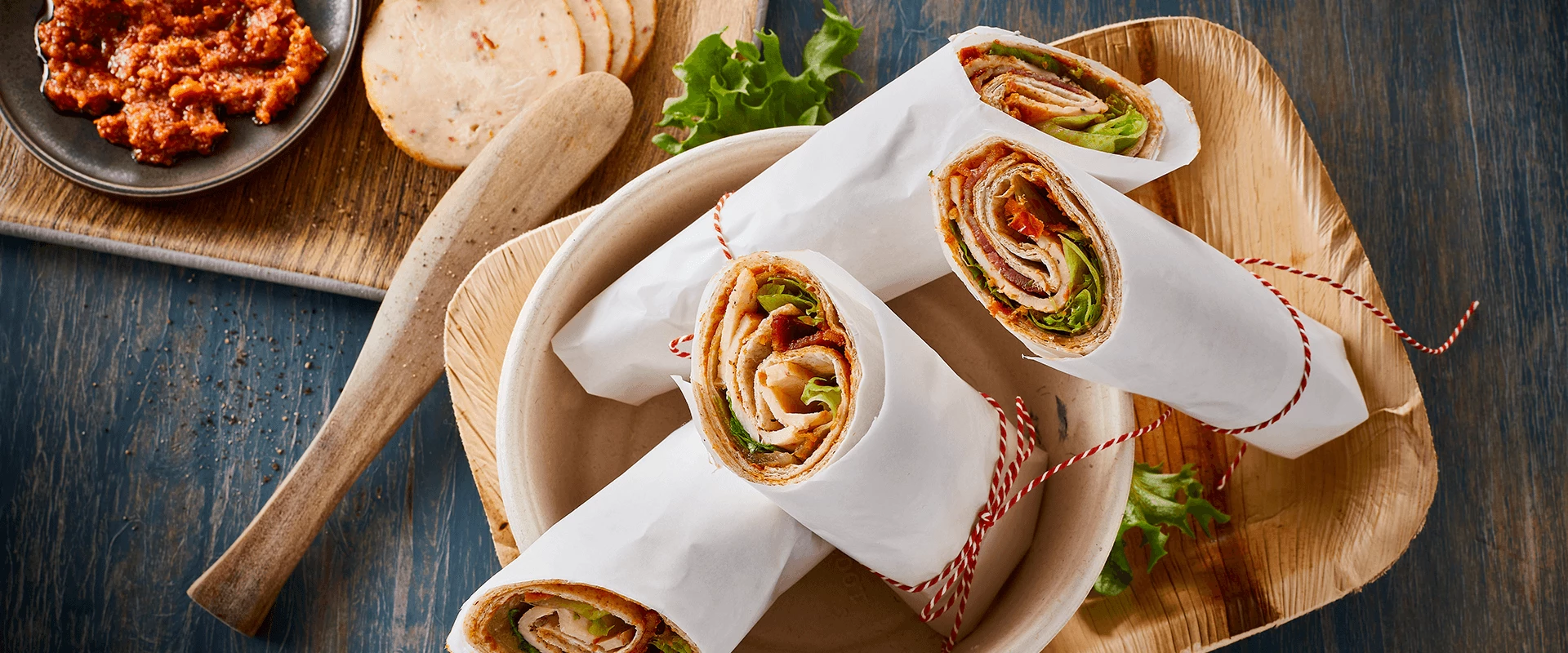 Wraps med kylling og bacon