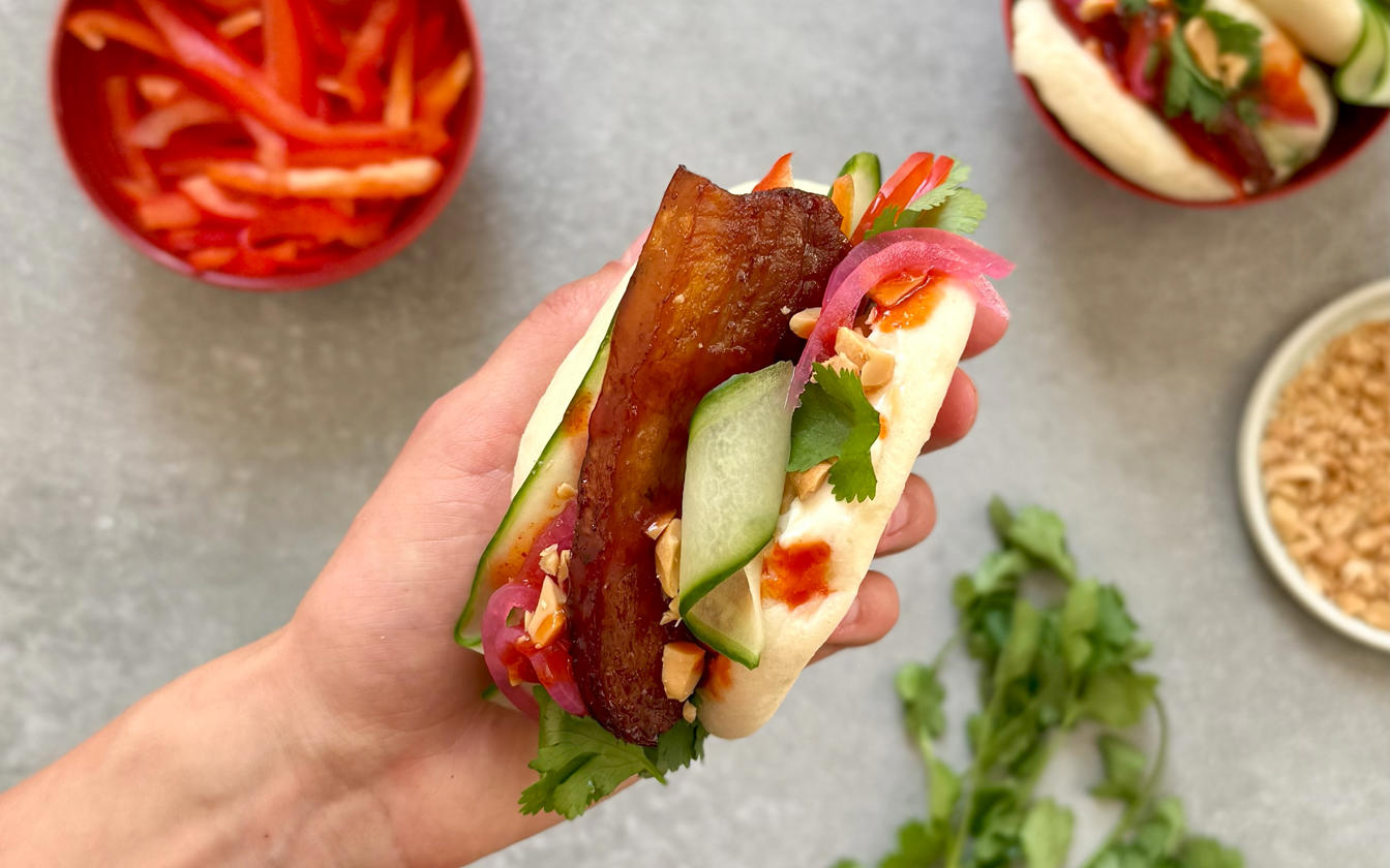 Bao med gris
