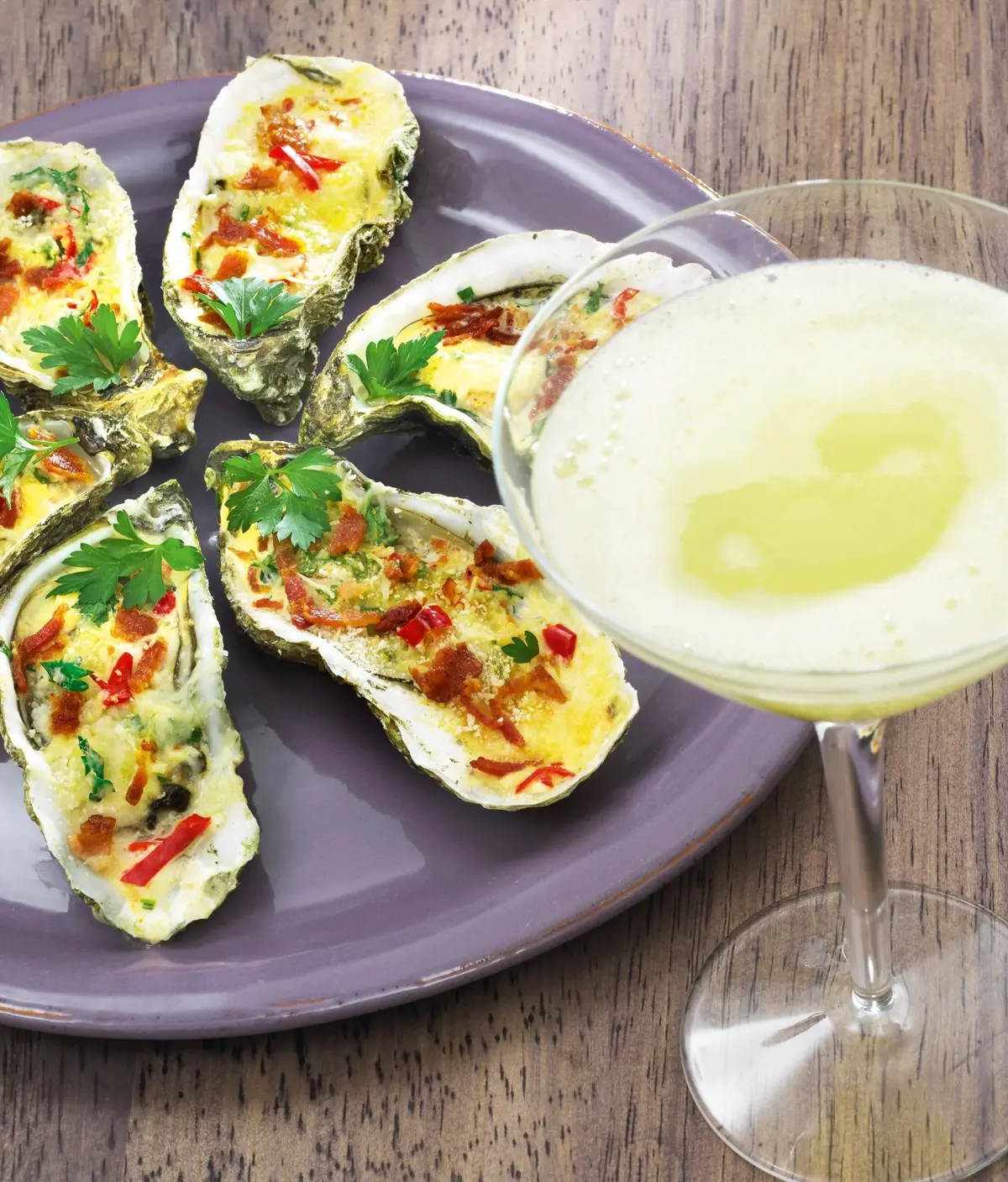 Champagner und Austern mit Hemmingway Champagne - Danish Crown Champagner und Austern mit Hemmingway Champagne - Danish Crown